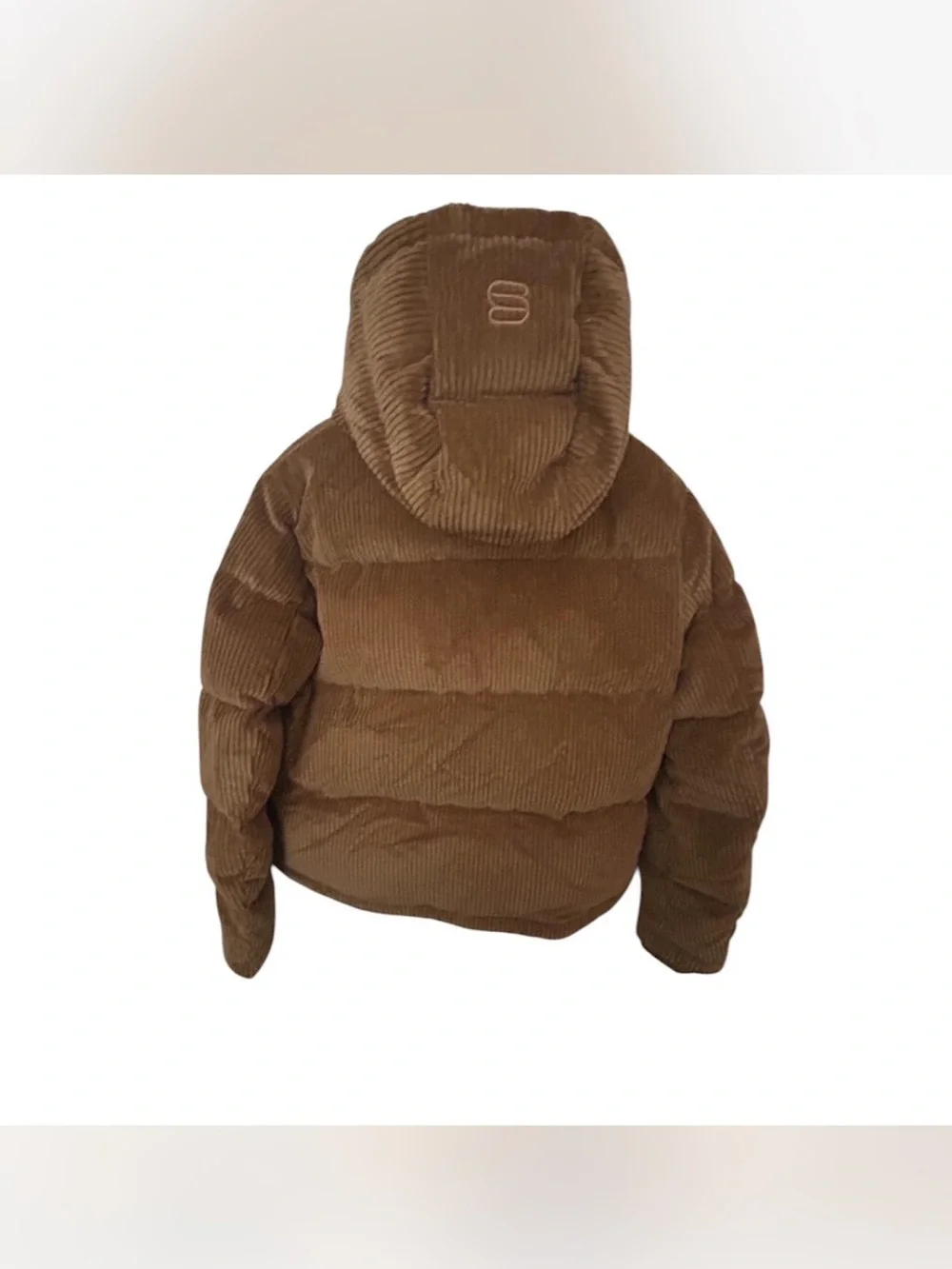 NWT Aritzia The Superpuff Cushcord Corduroy size XS in Brown 700+ Fill - Picture 4 of 5